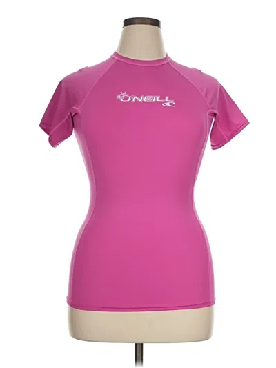Pre-owned O'neill Active T-shirt In Pink