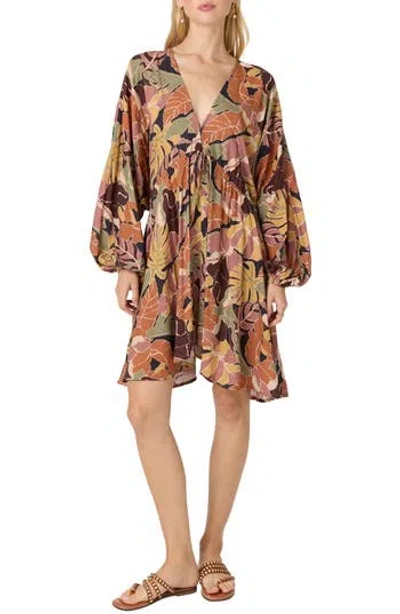 O'neill Adalyn Long Sleeve Dress In Black