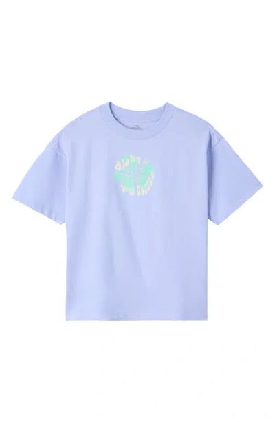 O'neill Aloha Hibiscus Hawaii Graphic T-shirt In Blue
