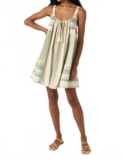 O'neill Andye Stripe Mini Dress In Multi In Neutral