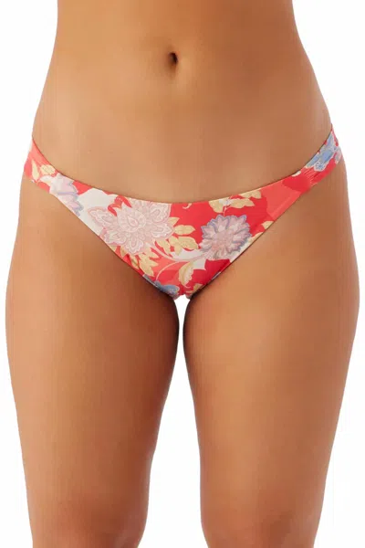 O'neill Antalya Floral Kee Bottom In Bittersweet In Multi