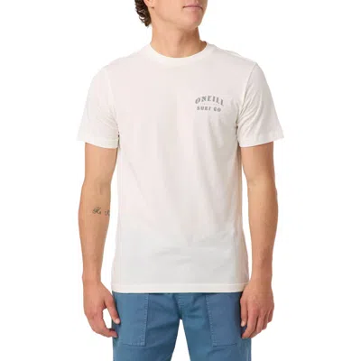 O'neill Arch Classic Cotton Graphic T-shirt In Neutral