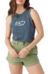 O'NEILL ARCHIVE LOGO GRAPHIC CROP TANK