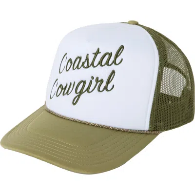O'neill Arlie Patch Trucker Hat In Oil Green