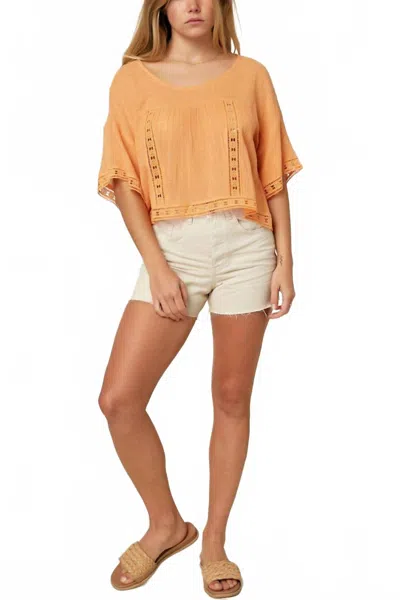 O'neill Autumn Top In Apricot