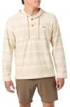 O'neill Bavaro Blanket Stripe Hoodie In Neutral