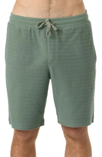 O'neill Bavaro Herringbone Drawstring Shorts In Green