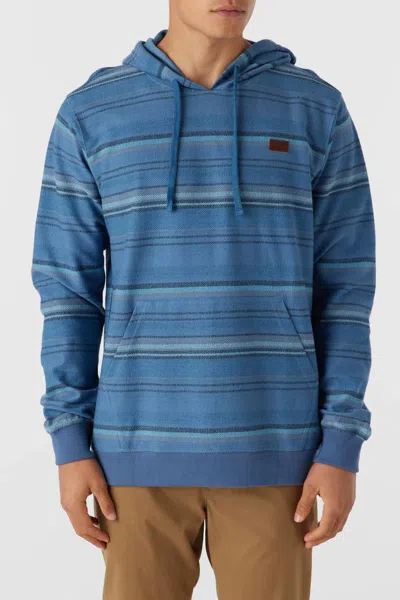 O'neill Bavaro Stripe 3 Pullover In Copen Blue