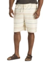 O'neill Big & Tall Bavaro Striped Shorts In White