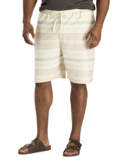 O'neill Big & Tall Bavaro Striped Shorts In White