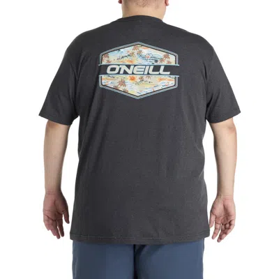 O'neill Big & Tall Blended Graphic Tee In Black