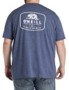 O'neill Big & Tall Cali Native Graphic Tee In Blue