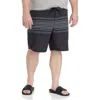 O'neill Men's Hyperfreak Heat Stripe Scallop Short In Black