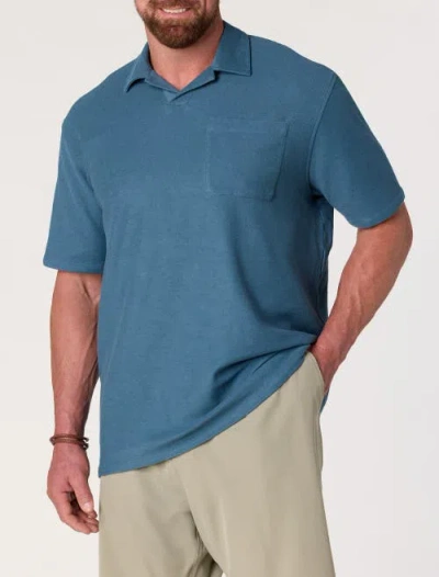 O'neill Big & Tall O'riginals Knit Polo Shirt In Blue