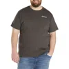 O'neill Big & Tall Shuffle Graphic Tee In Graphite