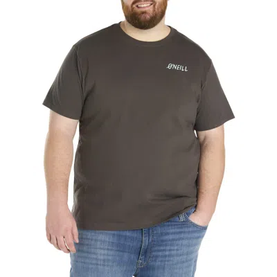 O'neill Big & Tall Shuffle Graphic Tee In Graphite