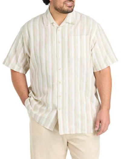 O'neill Big & Tall Striped Sport Shirt In Neutral