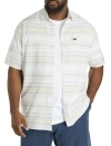 O'neill Seafaring Stripe Short Sleeves Standard Woven Shirt In White