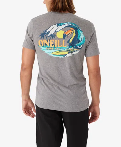 O'neill Bird Brain T-shirt In Heather Gray
