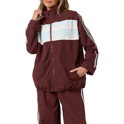 O'neill Blaine Full Zip Jacket In Brown