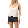O'neill Blanche Tie Strap Gauze Tank