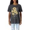 O'neill Botanic Blossom Oversize Graphic T-shirt In Black