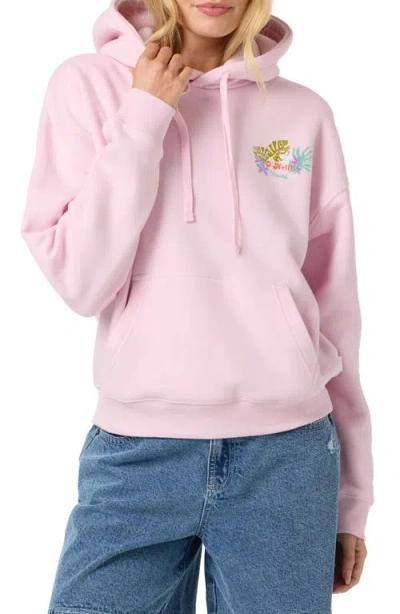 O'neill Botany Hawaii Graphic Hoodie In Pink