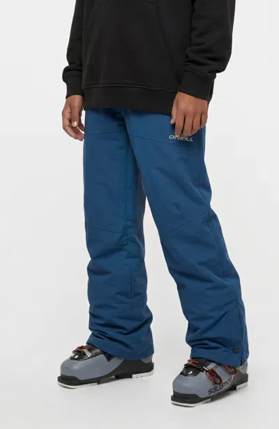 O'neill Boy's Fwc Cruz Snow Pants In Blue
