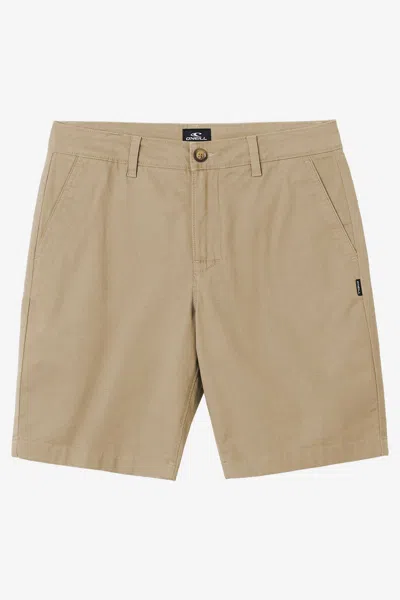 O'neill Boy's Jay Stretch 18" Shorts In Pink