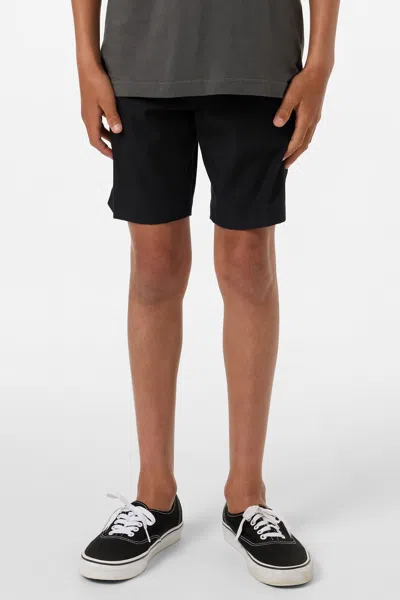 O'neill Boy's Reserve Light Check Elastic Waist 16" Hybrid Shorts In Purple