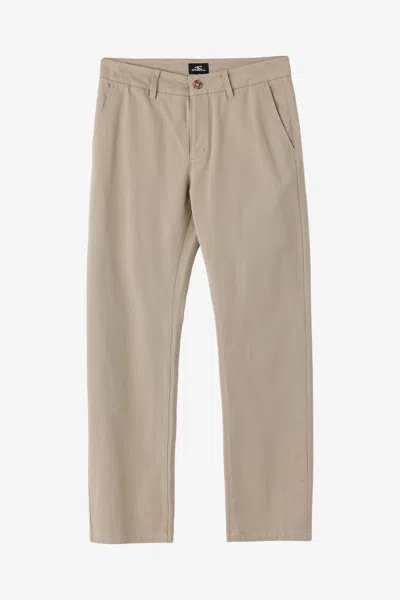 O'neill Boy's Transporter Stretch Pants In Khaki