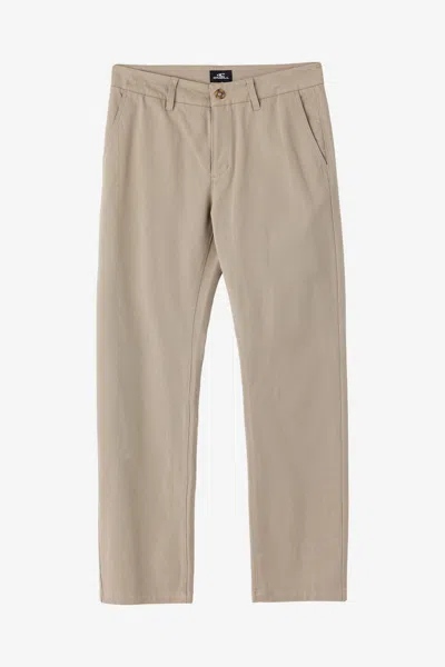 O'neill Boy's Transporter Stretch Pants In Khaki