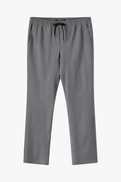O'neill Boy's Venture Hybrid Elastic Waist Pants In Heather Grey