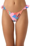 O'neill Cabana Jalisco Floral Ruffle Bikini Bottoms