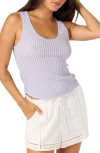 O'neill Caldwell Open Knit Tank In Blue