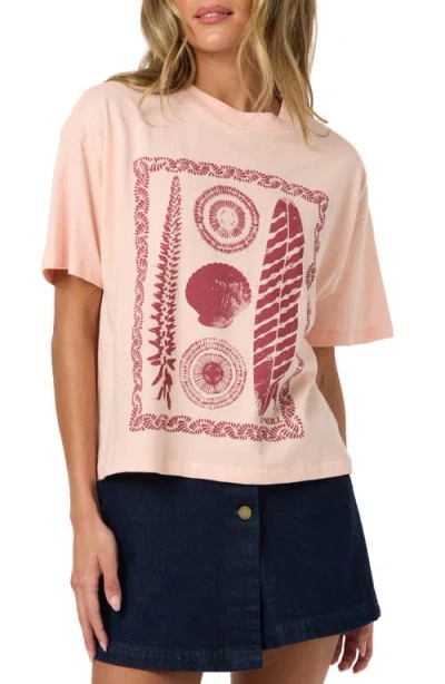 O'neill Calico Graphic Easy T-shirt In Pink