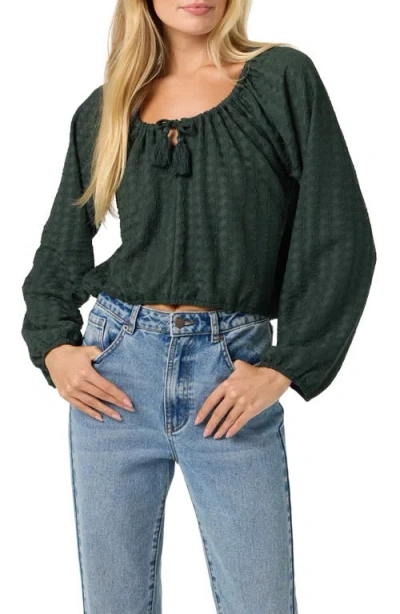 O'neill Cami Knit Long Sleeve Top In Green