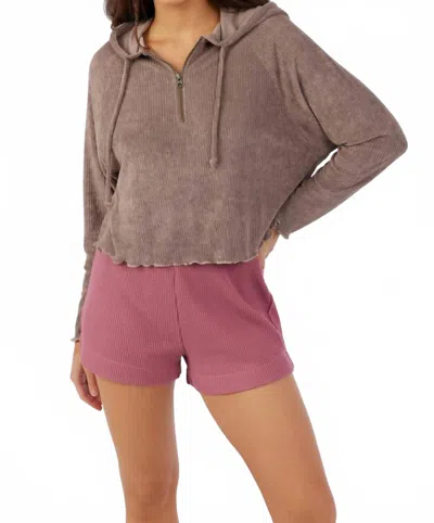 O'neill Cammie Hoodie In Brown
