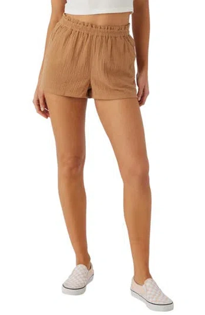 O'neill Carlie Cotton Double Gauze Shorts