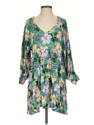 Pre-owned O'neill Casual Dress In Green
