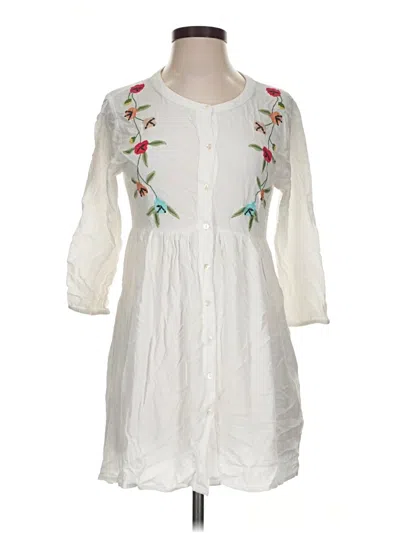 Pre-owned O'neill Casual Dress In White