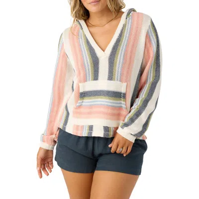 O'neill Juniors' Catamaran Long-sleeve Hooded Sweater In Winter White