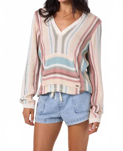 O'neill Catamaran Sweater In Desert Sand In Multi