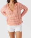 O'neill Catamaran Sweater In Sunset In Pink
