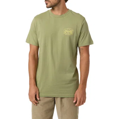 O'neill Classic Fit Locksmith Graphic T-shirt Fit In Green