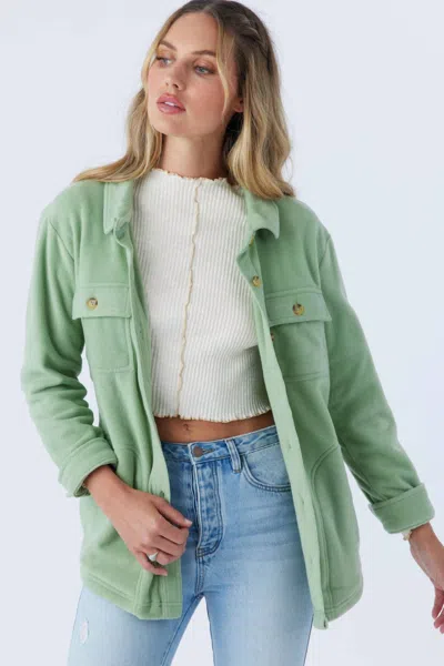 O'neill Collins Solid Flannel Sweater In Alo