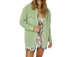 O'neill Collins Solid Superfleece Shirt Jacket In Basil In Gold