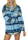 O'neill Collins Superfleece Shirt Jacket In Classic Blue In Blue