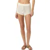 O'neill Consuelo Open Stitch Cover-up Shorts In White