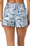 O'neill Cruising Floral Cover-up Shorts In Slate